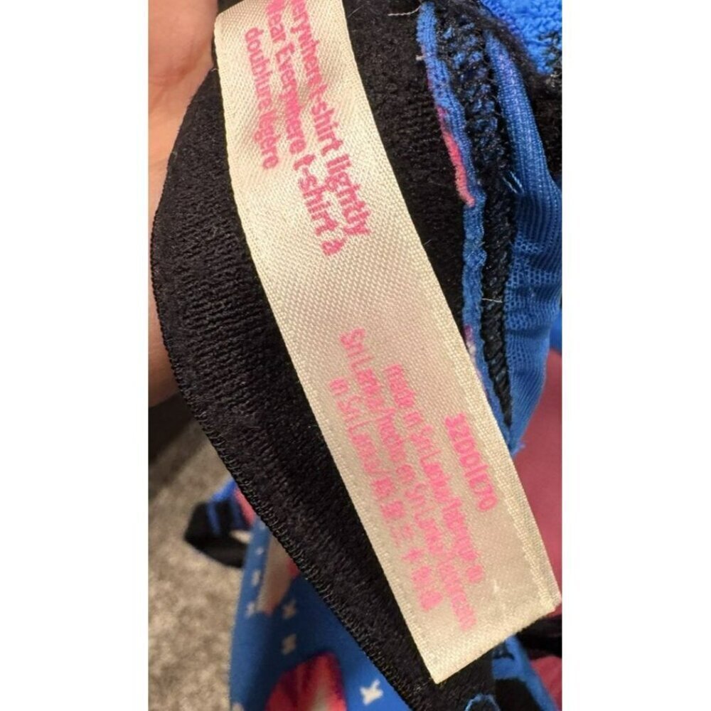 Pink By Victoria Secret Everywhere T Shirt Bra Floral Blue 32DD EUC - Picture 5 of 5